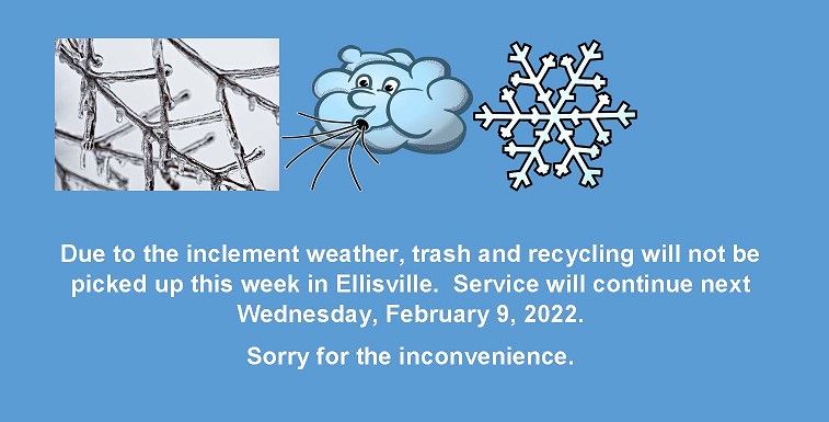 Due to the inclement weather (1)