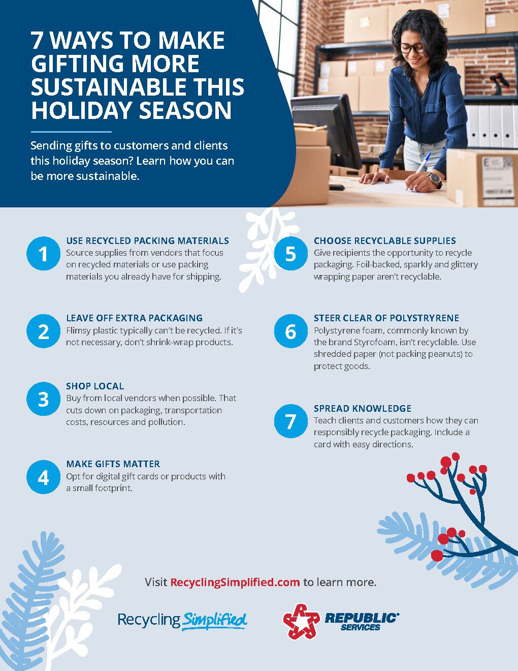 2023-Holiday-Graphics_Business-Recycling_Infographic