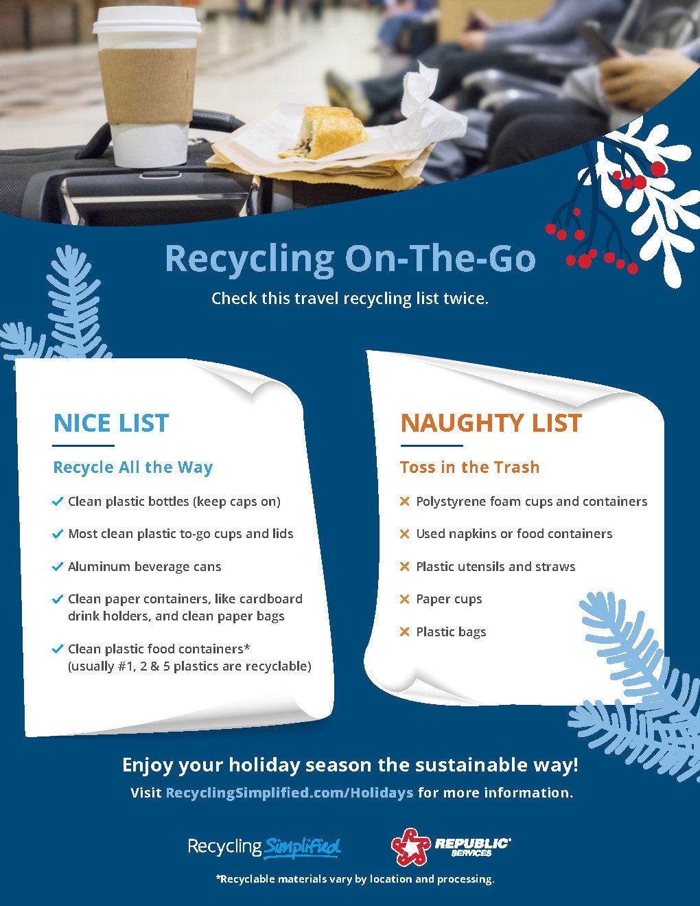 2023-Holiday-Graphics_Recycling-While-Traveling_Infographic
